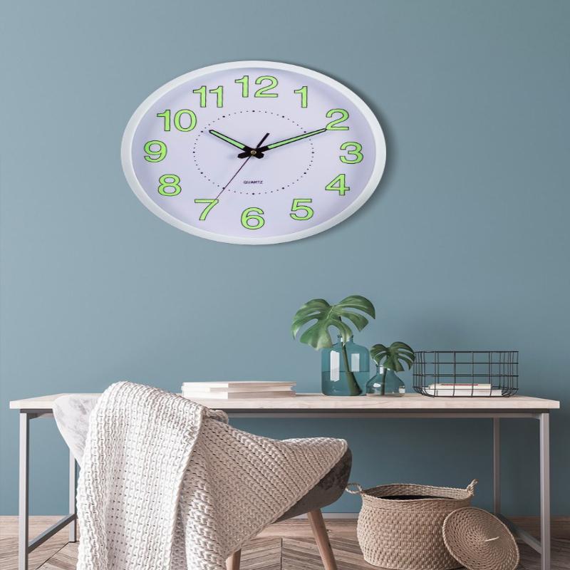 1 Adet Parlayan Duvar Saati Sessiz Saat Plastik Kişilik Yaratıcı Saat Sıcak Satış Kuvars Saat Saat