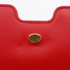 BURBERRY Small Grainy TB Shoulder Bag 2-way clutch Red Calfskin Women Used