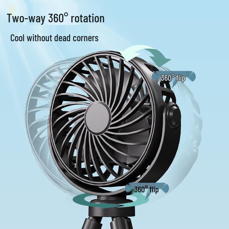Octopus Mini Foldable Handheld Desktop Stroller Fan