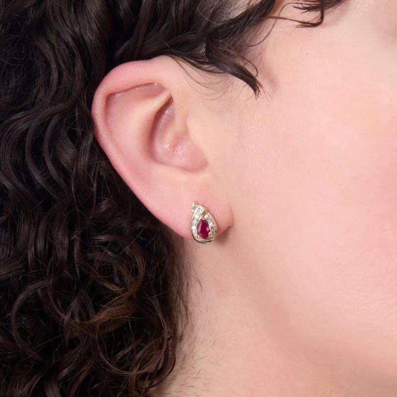 Europäische und Amerikanische Vintage Damen Wunderschöne Elegante Inlaid Funkelnde Zirkon Ohrringe Party Accessoires Täglicher Schmuck