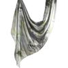 Silk Print Scarf With Ethnic Pattern For Fashionable Women And Cold Weather