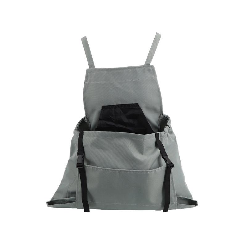 

Outdoor Gardening Harvest Apron With Large Pocket – Quick Release Picking Bag Waterproof Oxford Fabric Garden Tool Apron 1PC сірий колір