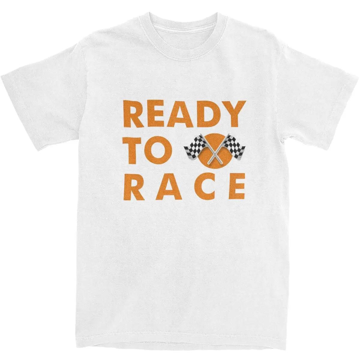 

R-Ready To R-Races T Shirt Racing Leisure T Shirts Short Sleeves Vintage Tshirt Beach Pure Cotton O-Neck Oversize Tees XL