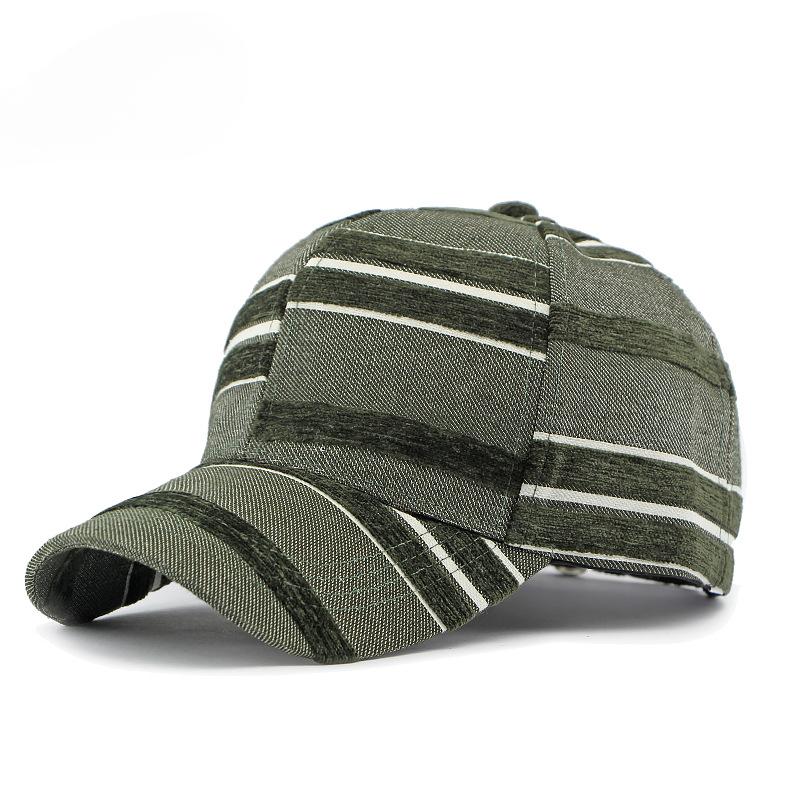 Striped Visors Spring Autumn Hats for Women Men Luxury Designer Sun Golf Hat Streetwear Baseball Hat Snapback Hiphop Cap for Men