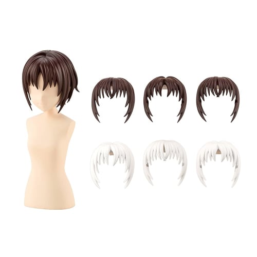 

Sousai Shojo Teien After School Short Wig A [White & Chocolate Brown] Overall Width: Approx. 63mm 1/10 Scale Plastic Model JK012