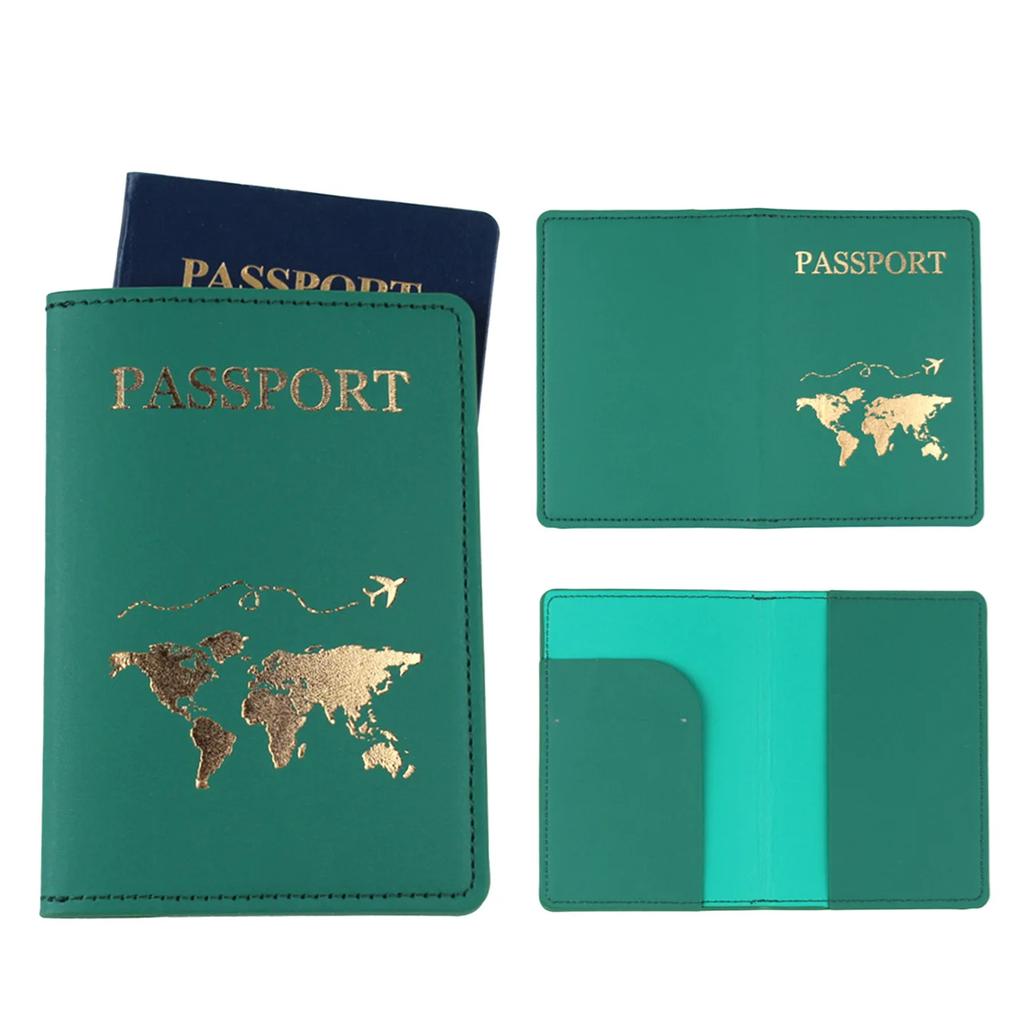 New Travel Passport Covers Women Men Passport Cover Passport Holder ID Card Holder Flight Ticket Clip Travel Accessories