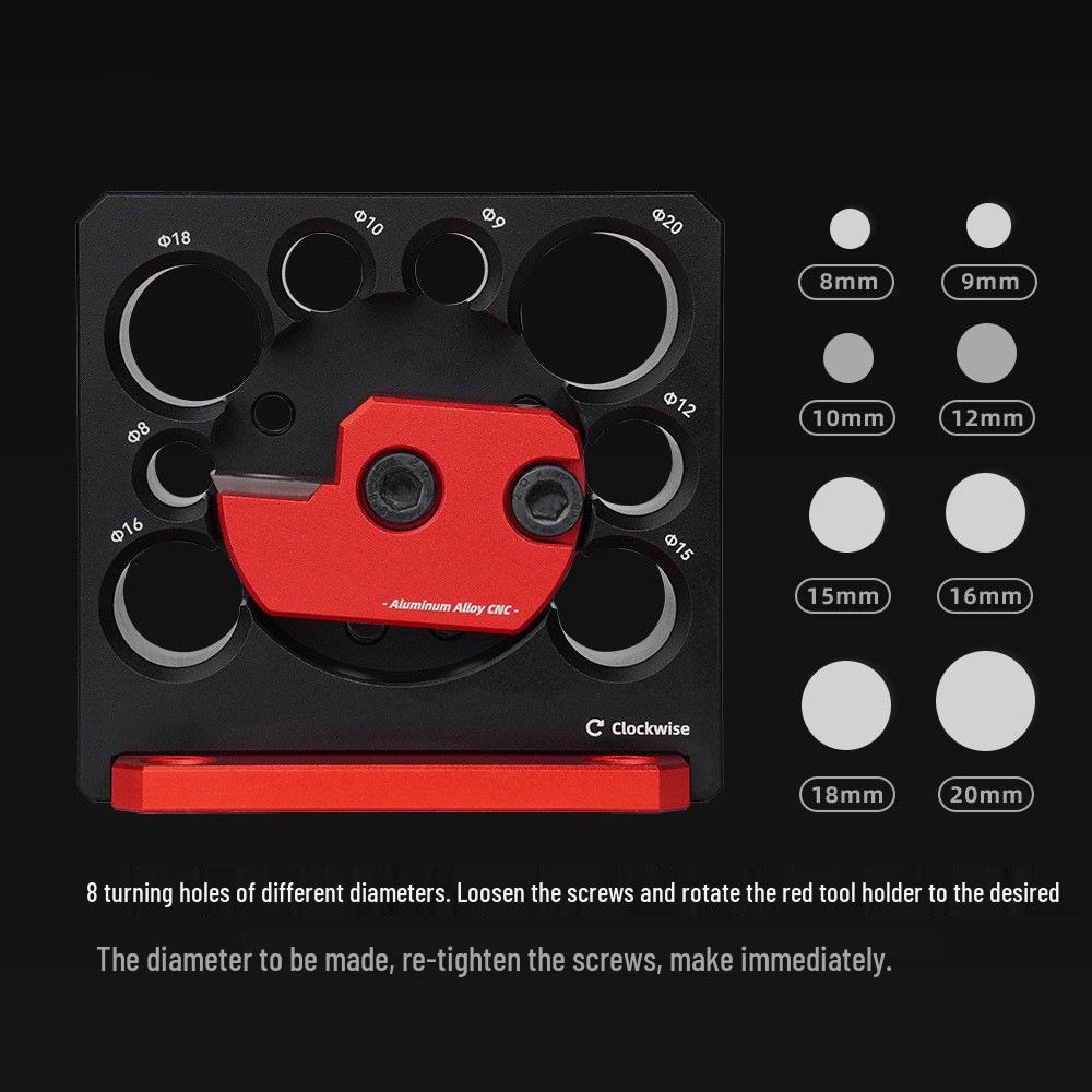 Unealtă electrică reglabilă de găurit pentru prelucrarea lemnului, pentru rotunjirea bețelor și diblurilor de lemn