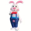 Inflatable Costume of The Easter Bunny, Halloween, Carnival Ball, Festive Party Attire, Birthday Party Outfit, Walking Puppet Inflatable Costume
