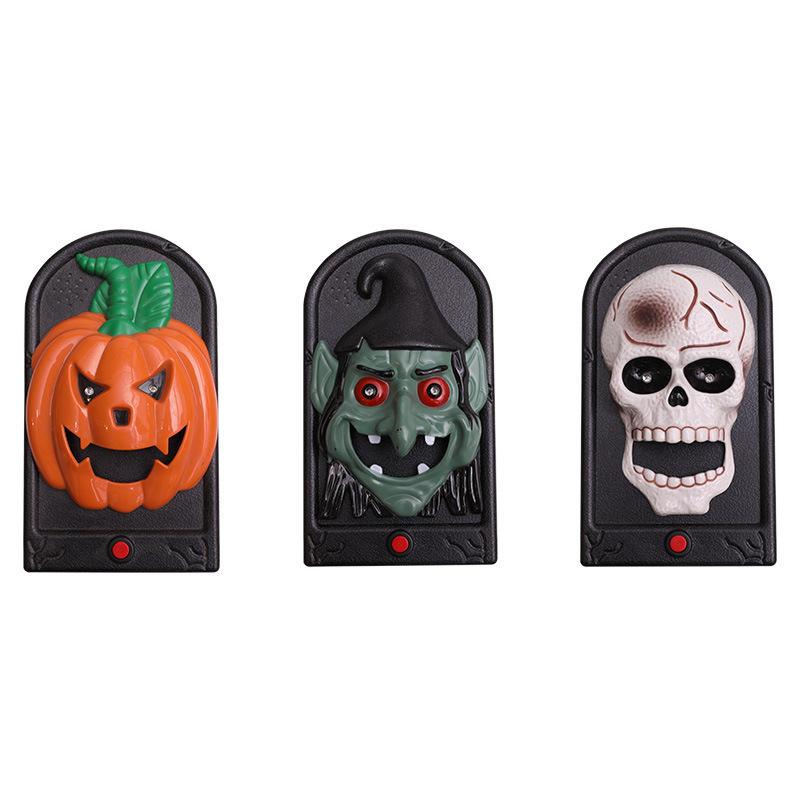 Halloween Doorbell Jump Scare Motion Activated Screaming Prank Prop Wireless Sound Effects Haunted House Terror Tech