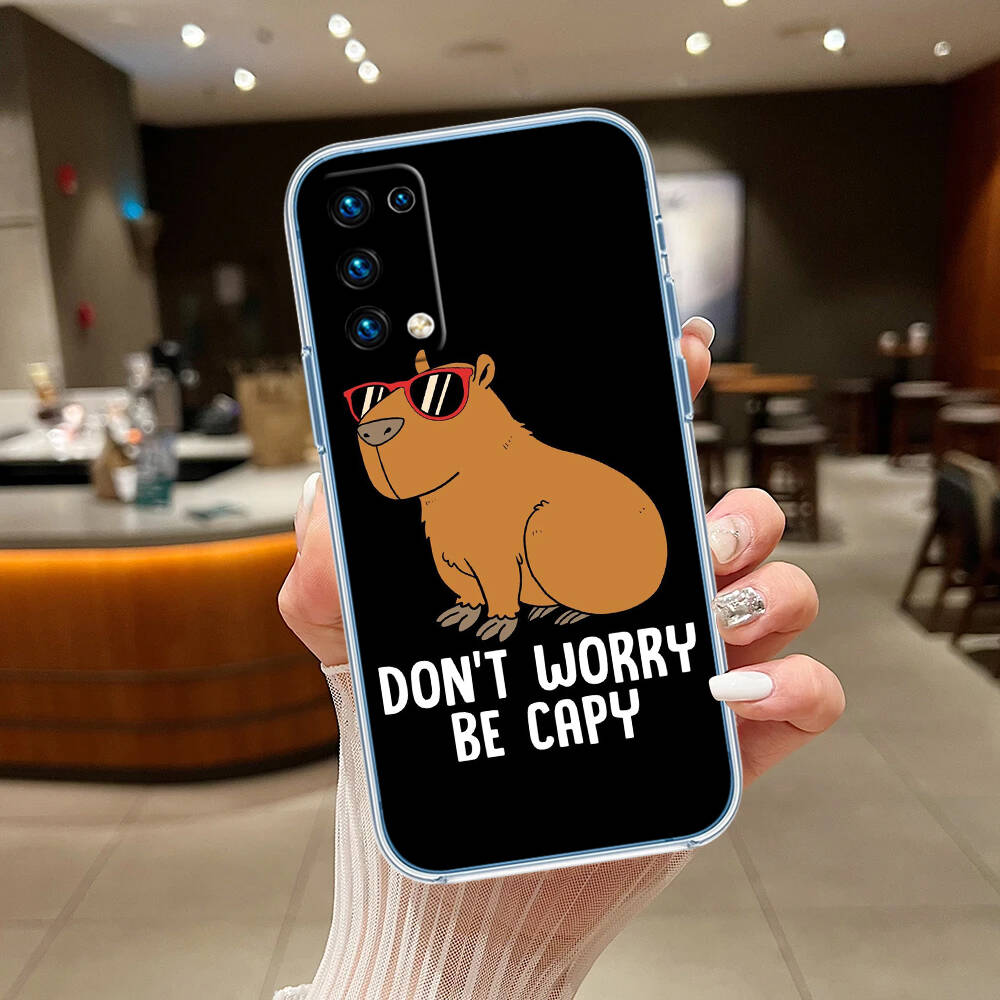 Cartoon Capybara Case for Motorola G10 G20 G04 E30 E40 E22 E20 E13 E15 G22 G23 G05 G75 G35 G55 E22S E7 G6 G7 G8 G9 Plus Power Play