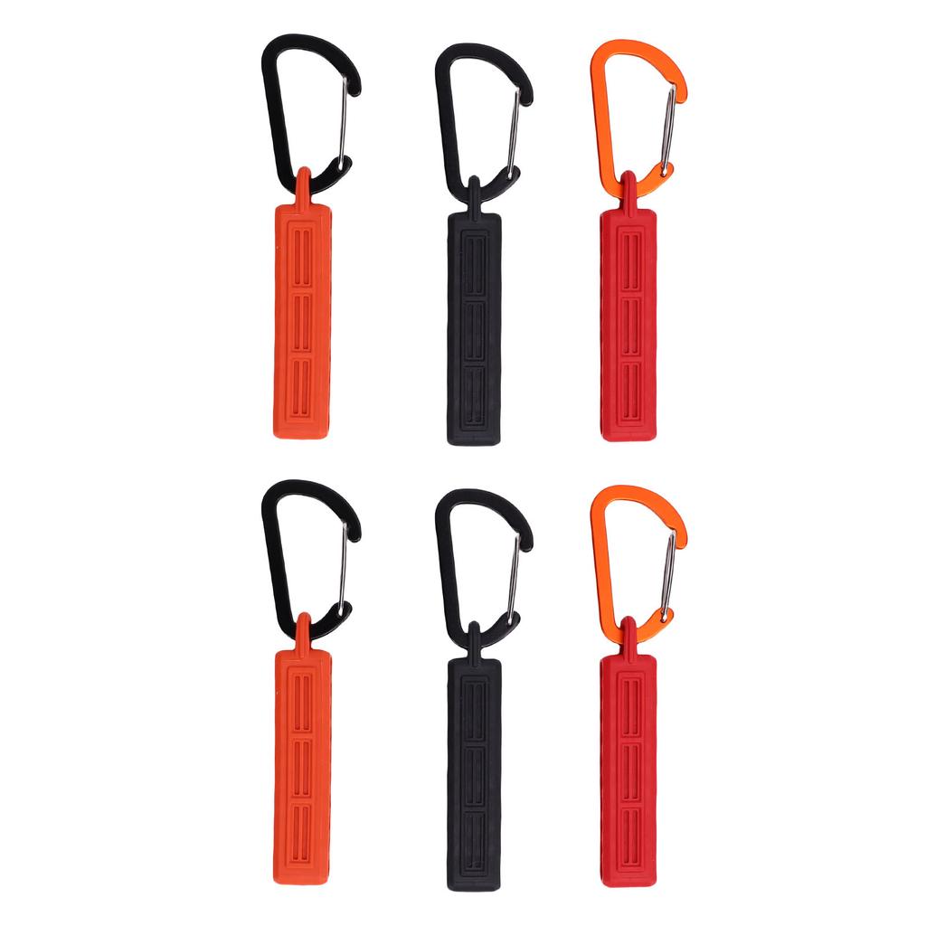 6 Pcs 10 Hole Bit Holder 1 4 Inch Shank Screwdriver Drill Bit Storage Organizer with Clip Hook