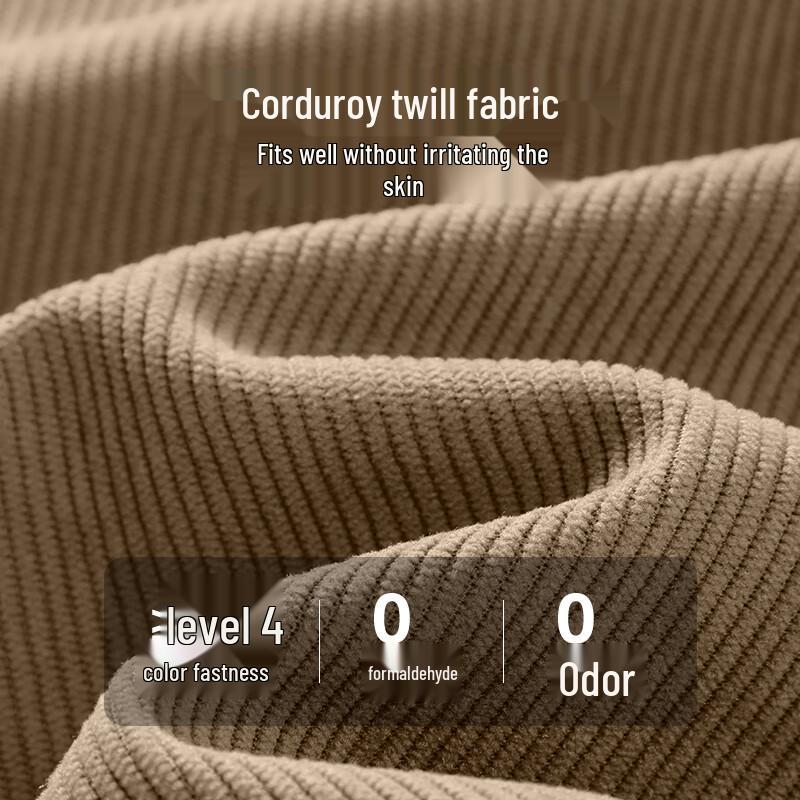 Baleno Men's Loose Fit Corduroy Wide-Leg Pants