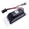 1 set Bil LED-nummerskyltsbelysning 12V Vit Passar för Chevrolet Chevy Cruze Camaro SMD3528 LED-nummerskyltslampa Canbus Bulb Kit