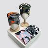 Autumn and Winter New European Style Camouflage Color Block Knitted Hats Warm Versatile Hip Hop Beanies Street Fashion Outdoor
