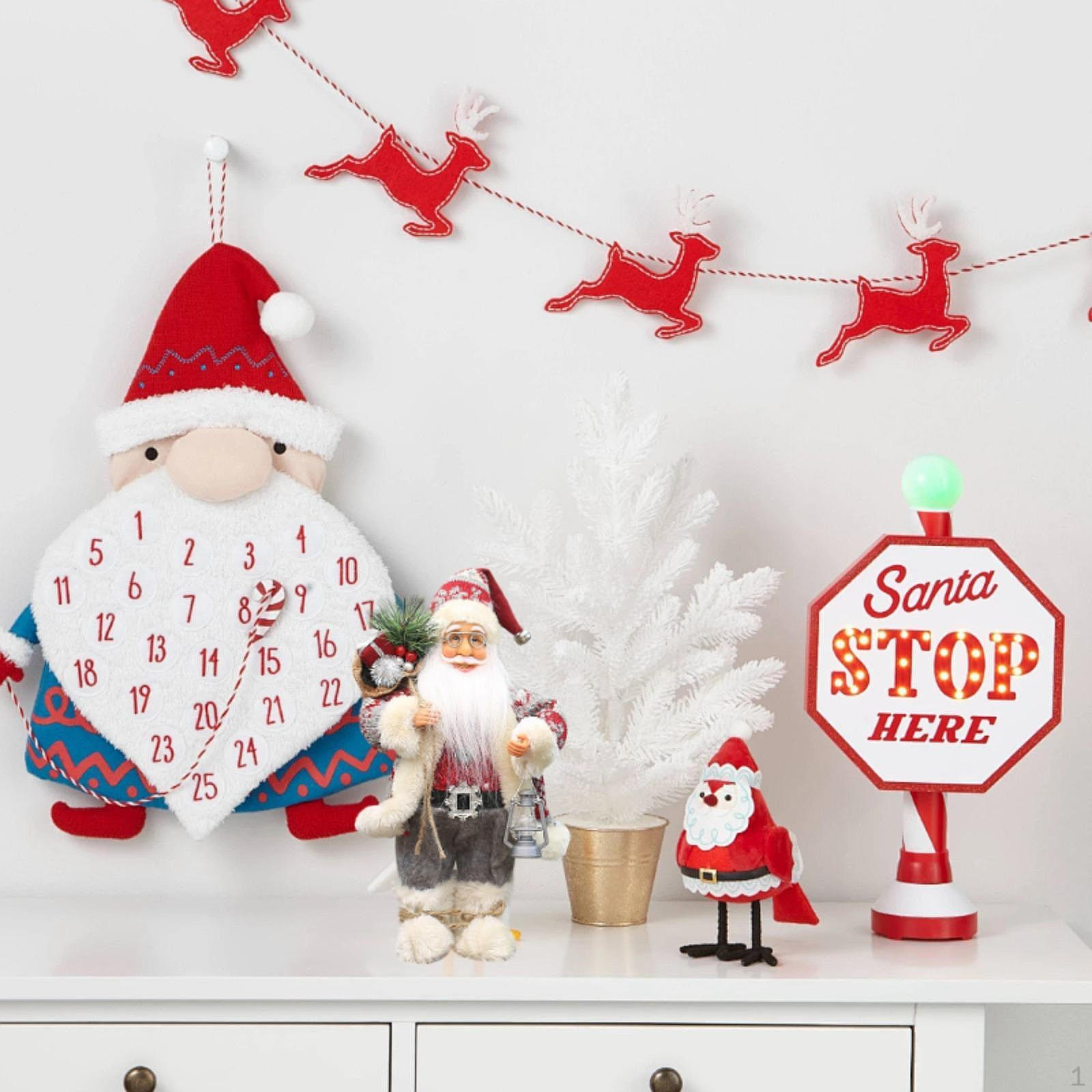 

Рождественская кукла Санта Клаус фигурка 30 см классическая фигурка для праздничного витринного показа D