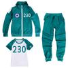 Korean Drama Game Cosplay Clothes 3 Piece Set Jacket Pants Short Sleeve Tops Korean Movie Korean Drama Goods Sweat Daily Wear Casual Commemorative