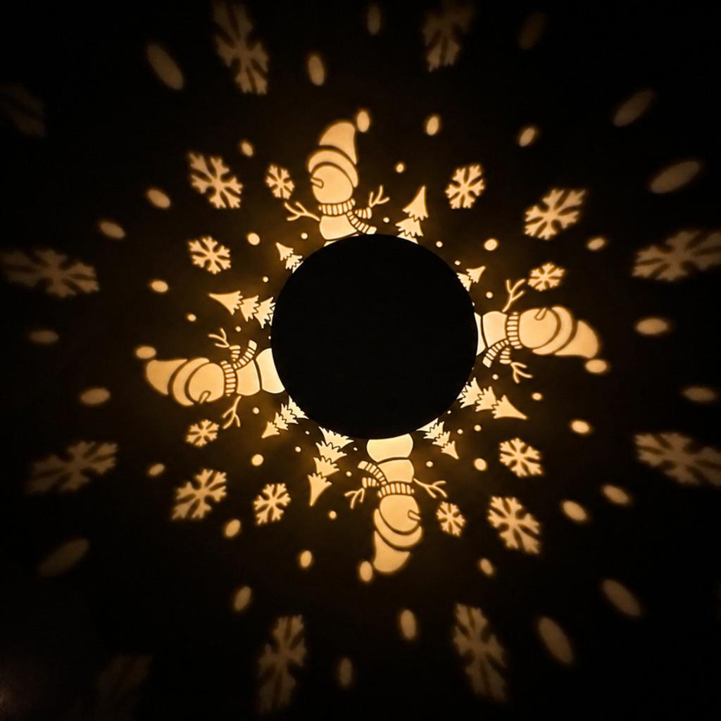 Lampada da Parete Esterna a Batteria per Natale per Giardino Cortile Patio e Decorazione
