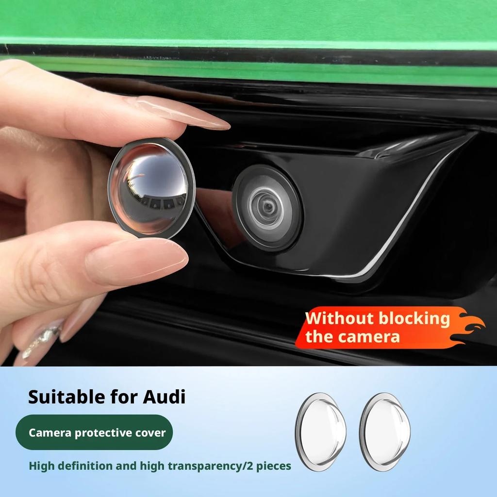 Suitable for Car Camera Protective Cover, 360 Degree Panoramic Imaging Lens, Transparent Protective Cover, Car Accessories