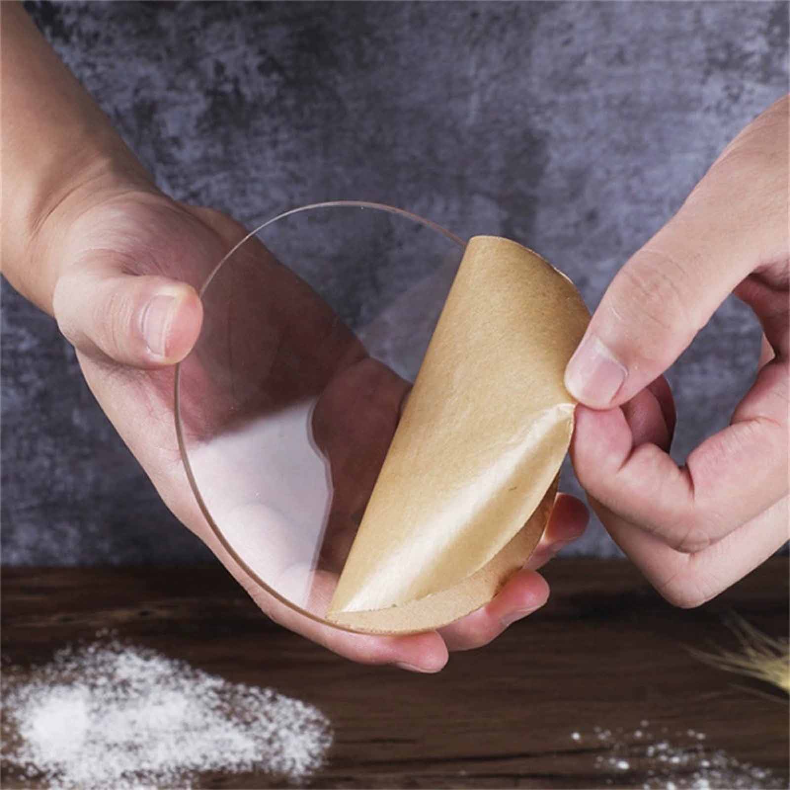 

Cake Batter & Cream Trowel – Baking Dough Spreader, Edge Icing Tool with Transparent Acrylic Board, Household Baking Tool S