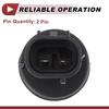 1 Pc Side Marker Light Socket for Toyota 4Runner 2013-2021 No.90075-60077/9007560077 Headlight Lamp Bulb Connector 2 Pin