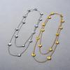 Temperament Fashionable High-End Metal Multi-Disc Long Chain Stackable Long Chain Niche Light Luxury Trend Necklace