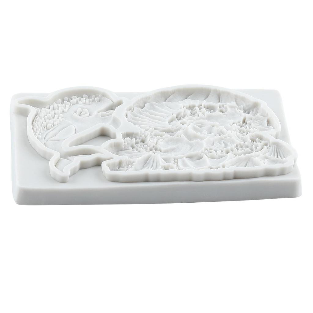 Mermaid Silicone Mold Dolphin Fondant Molds Cake Decorating Tools Cupcake Topper Candy Resin Clay Chocolate Gumpaste Mold