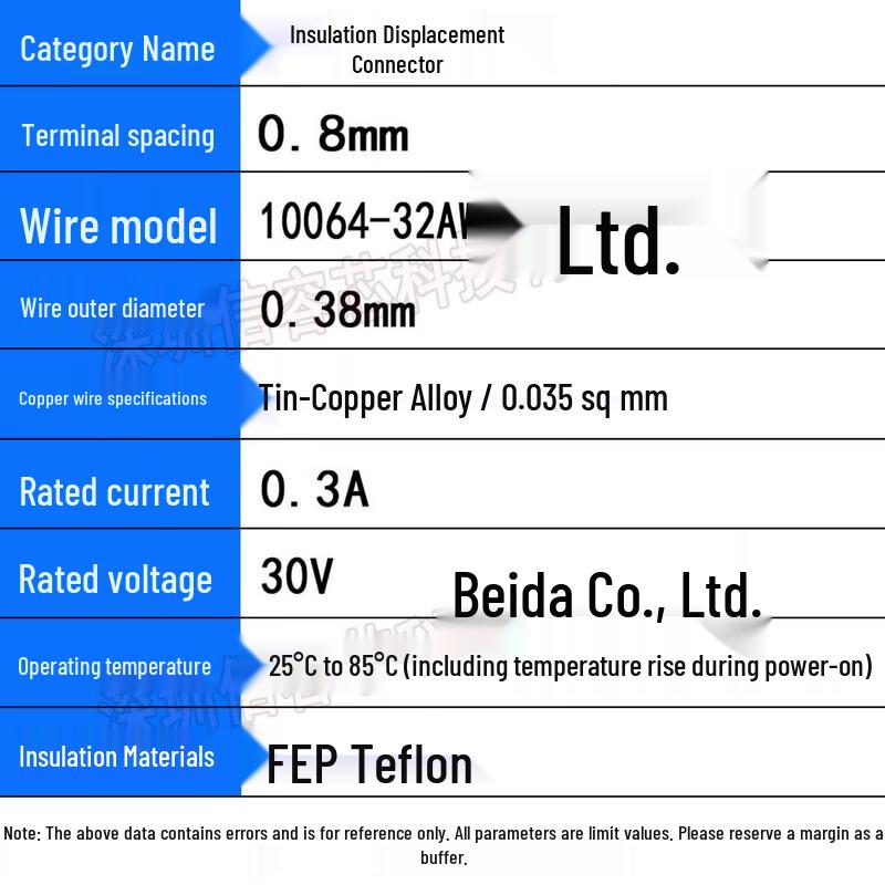 0.8mm Pitch Single-Head IDC Wire