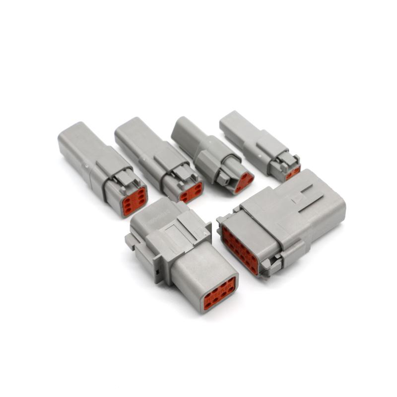 Hot Sale 2/3/4/6/8/12pin DT Series Manufacturer Male Female Automotive Waterproof Connector Factory DT04-2P DT06-2S