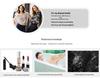 European and American Striped Stainless Steel Bangle: 12/15mm Women's Light Luxury Elastic Bracelet