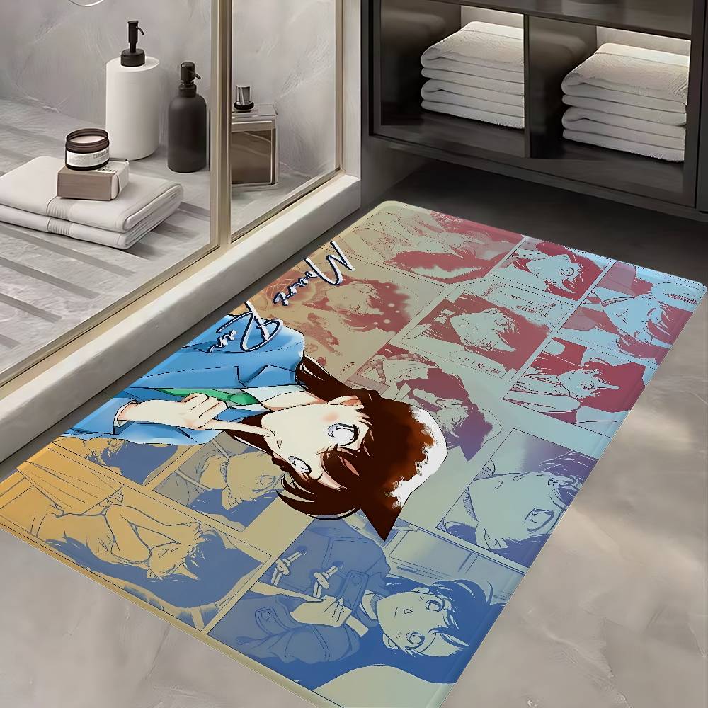 Mystery Detective C-Conan Hallway Carpet INS Style Soft Bedroom Floor House Laundry Room Mat Anti-skid Bedside Area Rugs