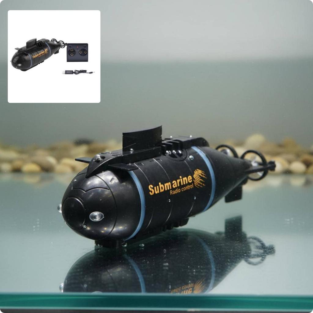 Control Underwater Vehicle Toy 6 Channels Dive and Floats for Kids, Pool,