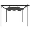 Vidaxl Pergola Ze Zwijanym Dachem, Antracytowa, 295X292X230 Cm