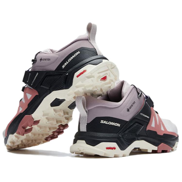 Salomon X Ultra 4 GTX Comfortable Non-Slip Low-Top Outdoor Functional Shoes Women Shoes White Gray Black 474540