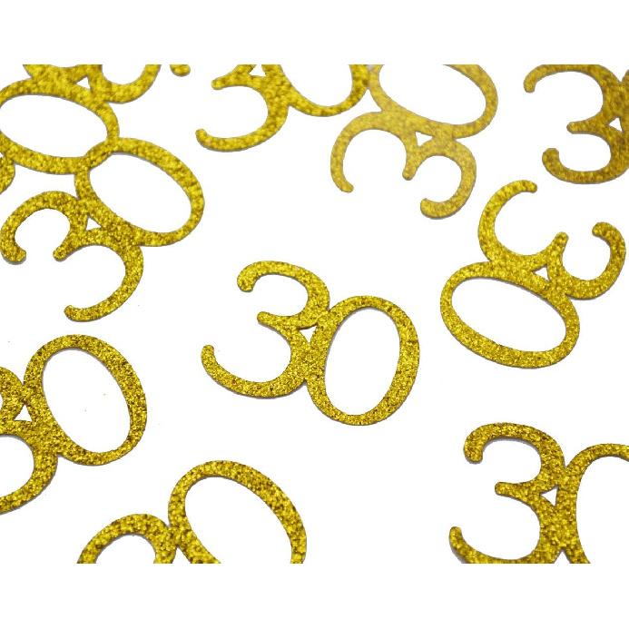 Happy 50th Birthday Confetti, 100 Pcs Glitter Gold Number 50 Table Confetti for 50th Birthday, Anniversary Party Supplies (50,Gold)