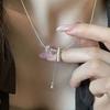VENTFILLE Colier cu Mărgele Geometrie din Argint Sterling 925 pentru Femei Fată Design Coreean Colier Versatil Bijuterii Dropship Vânzare cu Ridicata