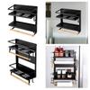 Fridge Storage Rack Cling Film Bag Hanger Multifunction Wall Hanging Condiment Kitchen