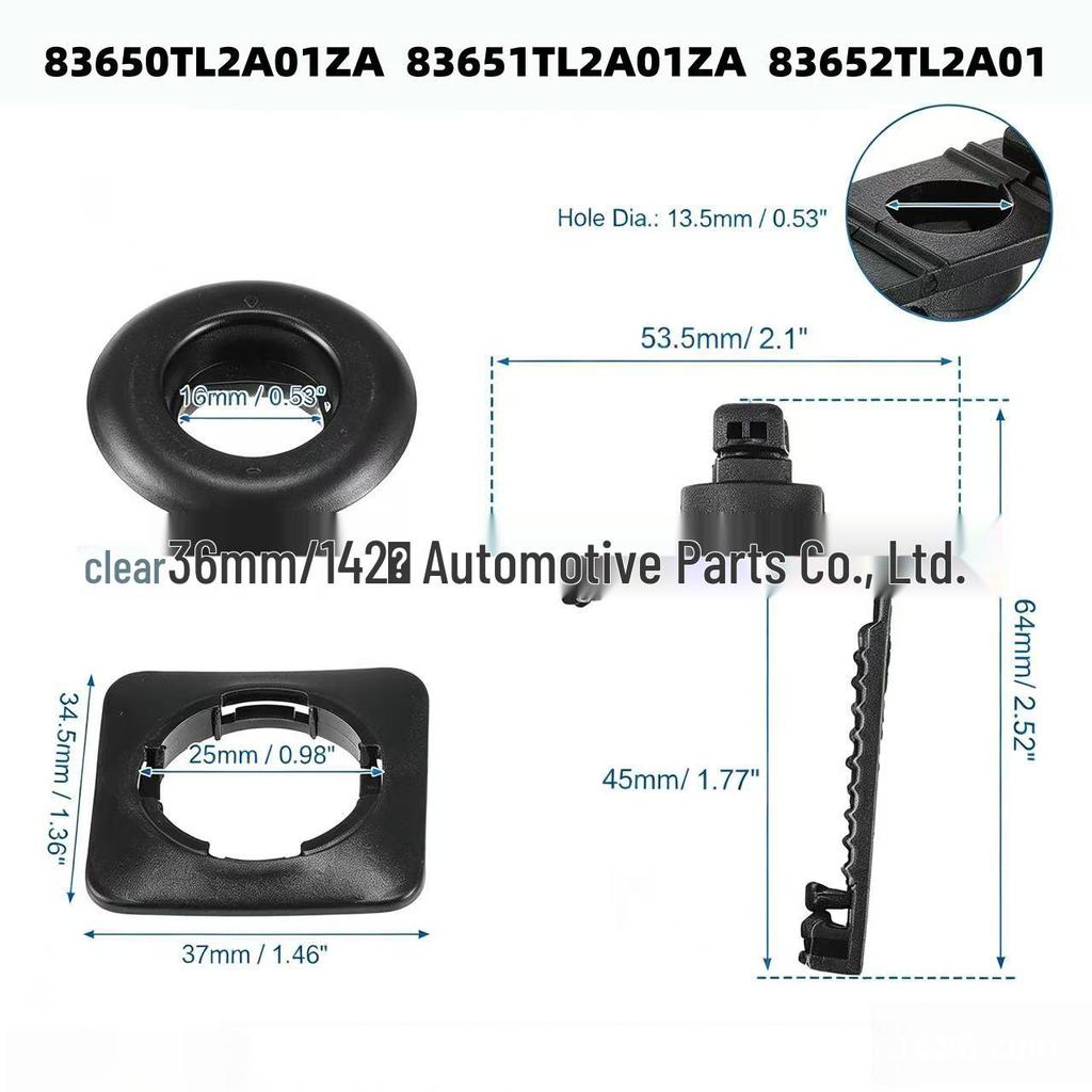 Honda Acura Civic Fit Anti-Slip Floor Mats Fixing Clips (83650TL2A01ZA)