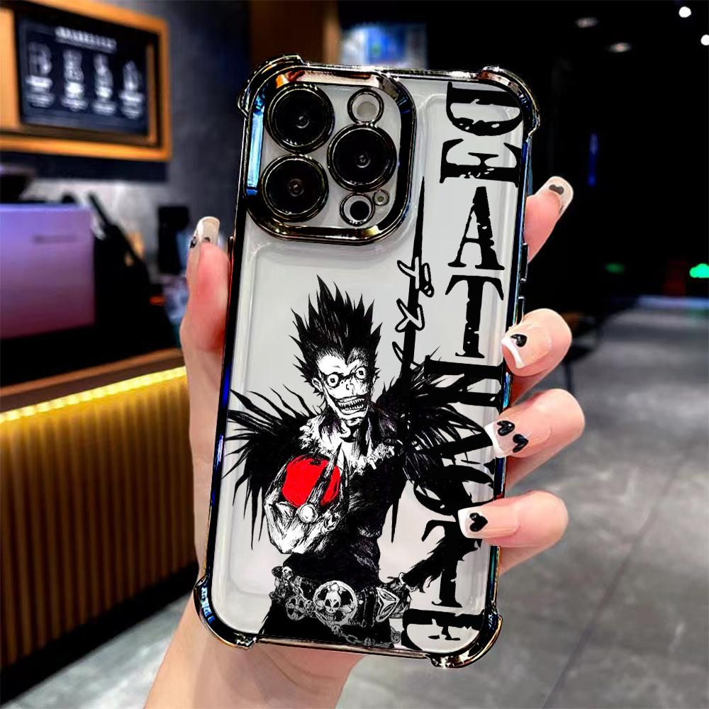 Anime Cute Misa Amane Plating Phone Case For Samsung A07 A36 A16 A06 A35 A55 A25 A26 A05s A15 A54 A34 A24 A14 A05 A04 A13 4G 5G