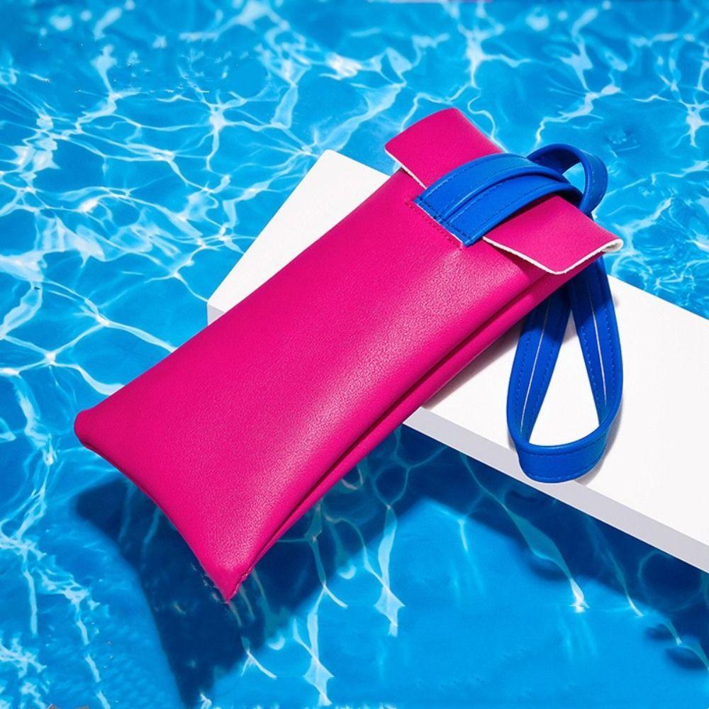 

Portable PU Leather Eyeglass Case Sunglasses Bag Candy Colors Glasses Bag