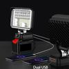 3/4/5/8Inch Waterproof Direct Light for Makita 18V Cordless Work Light FloodLight USB Flashlight Garage Workshop Camping Lamp