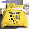 Racing Club De Lens2 Pattern Bedding Quilt Set  Home Decoration  Gift (1 * Duvet Cover + 2 * Pillowcase  Without Core)