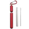 Reusable Telescopic Straw 304 Stainless Steel Metal Straw with Cleaning Brush Collapsible Portable Drinking Straw Set for Travel