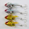 Momo Lures Sea Bass Lures and Metal Metal Vibration Shad Jig Shad Bodies Heads x 4 75mm Shad Set MVS-16, MVS-22, MVS-28 Jigs, Heads, (16g + 02)