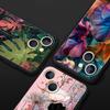 Abstract Plants Flower Phone Case Cover for iPhone 17 16 15 14 13 12 Pro Max 11 Pro Max 17 AIR Plus Shockproof Soft TPU Shell