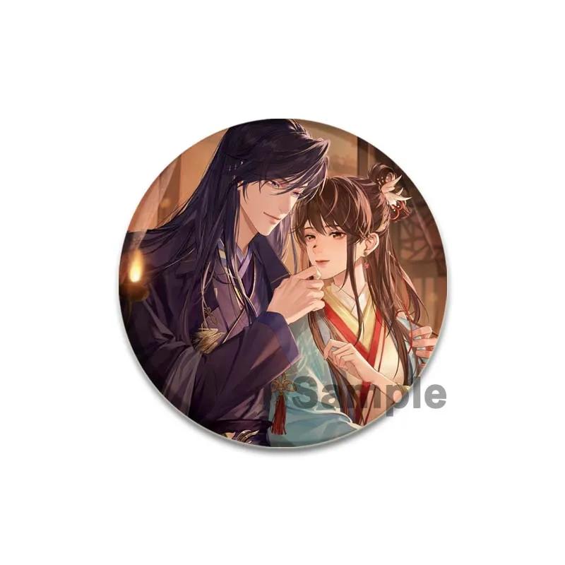 32/44/58mm Handmade Tinplate Plastic Badge Ashes of The Kingdom Brooches for Collar Clothes Backpack Jewelry Fans Gifts Card Games