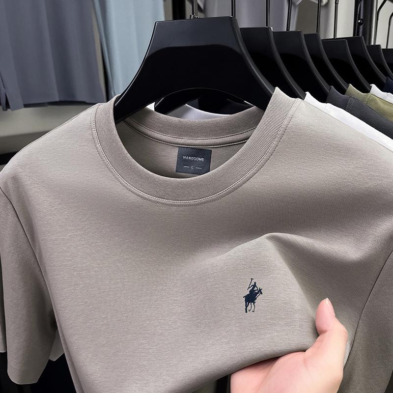 Men's Premium Casual Embroidered Short-Sleeve T-shirt