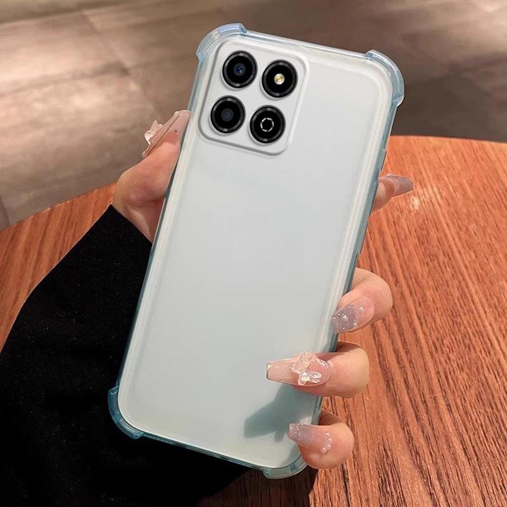 Case for HONOR X7d 5G 4G X7c X6c 400 Smart 200 Shockproof Airbag Bumper Casing Frosted Translucent Cover