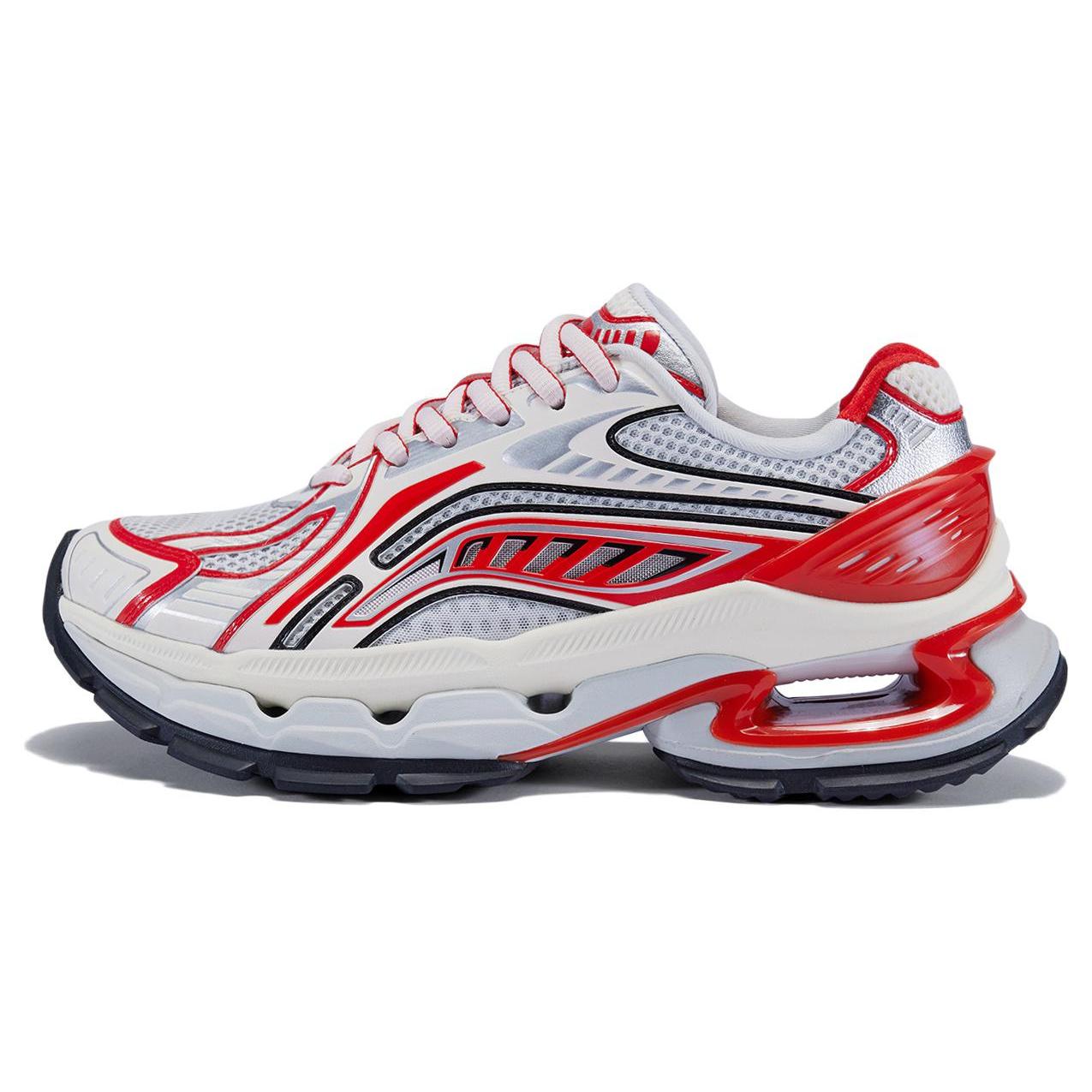 

Li Ning Furious Rider BOW Slip Resistant Abrasion Resistant Low top Casual Shoes Men s Red White AZGT067-3 42