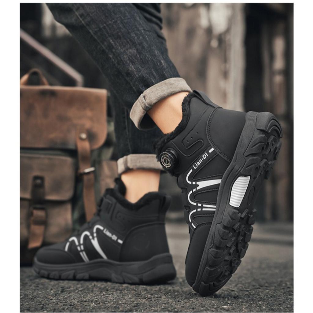 Velvet Shoes, Thick Shoes, Cotton Shoes, Men's Shoes, Warm Shoes, Martin Boots, Breathable, Casual Shoes, Sports Shoes