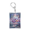 Anime Acrylic Keychain for Diancie Gardevoir Leafeon Milotic Eevee Evolutions Team Rocket Card Key Ring Self-Made Bag Pendant